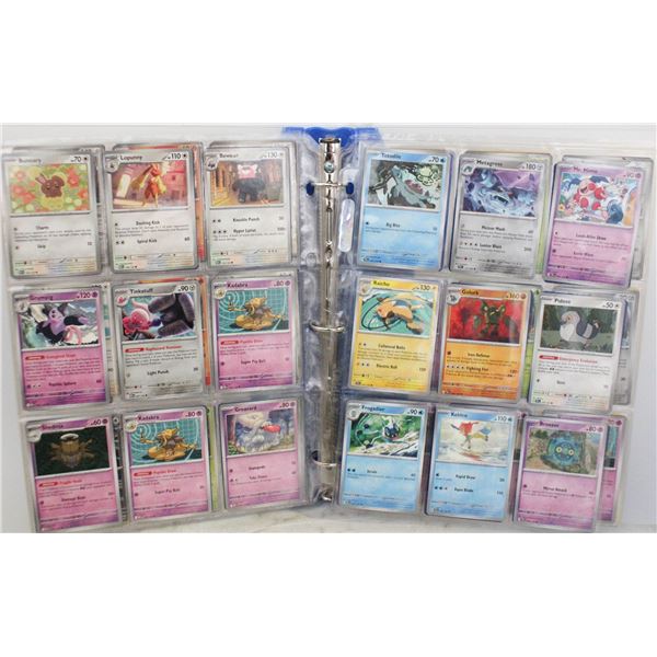 BINDER POKEMON CARDS