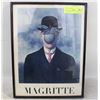 Image 1 : VINTAGE FRAMED ART PRINT RENÉ MAGRITTE'S