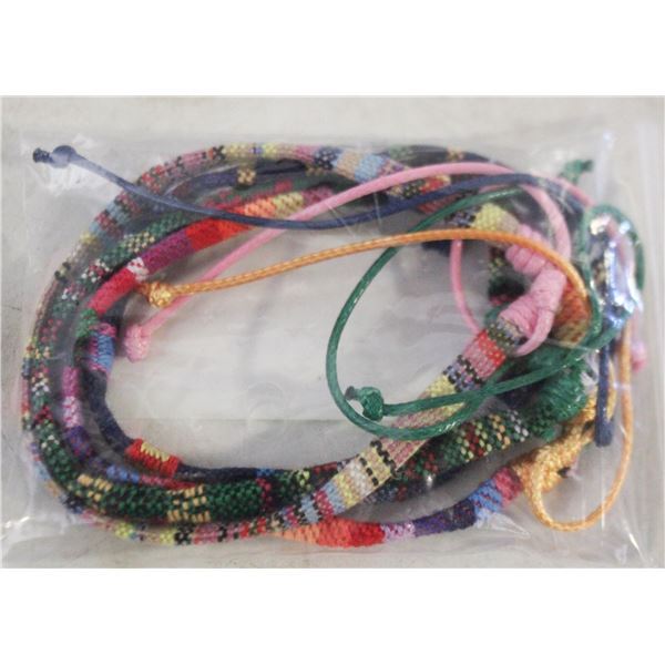 NEW X4 WOVEN SLIP BRACELETS BOHEMIAN