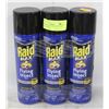 Image 1 : NEW 3 SEALED JOHNSON RAID MAX FLYING INSECTS