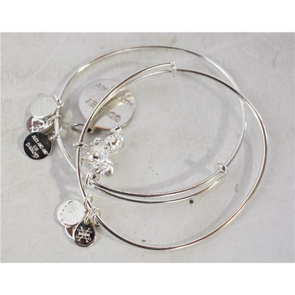 PAIR OF ALEX & ANI DISNEY BRACELETS
