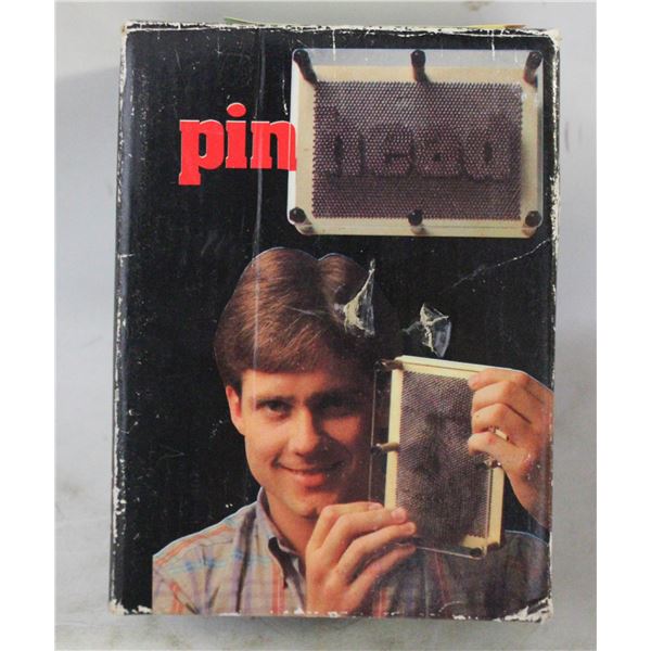 1986 PINHEAD 3D PIN SCULPTURE, NEW OLD STOCK