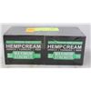 Image 1 : NEW 2 SEALED HEMP CREAM MAXIMUM STRENGTH ARNICA
