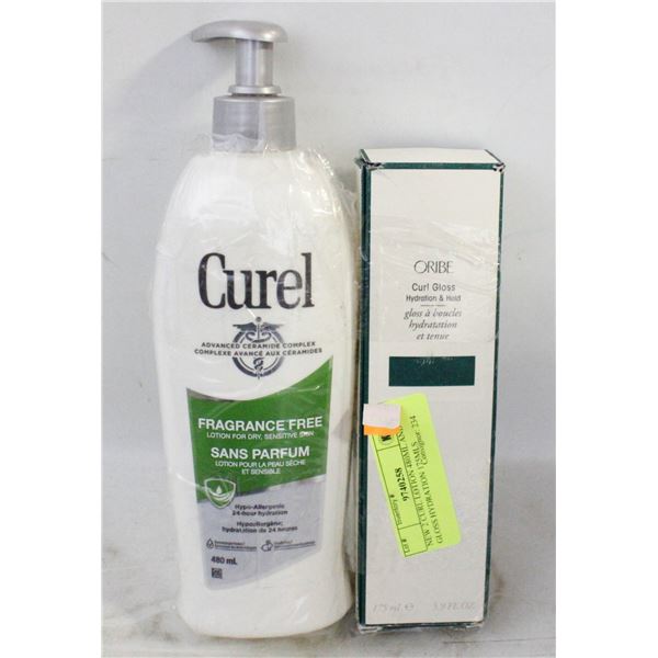 NEW 2 CURL LOTION 480ML AND GLOSS HYDRATION 175MLS
