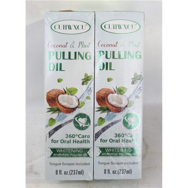 NEW 2 SEALED PULLING OIL COCONUT WHITENING