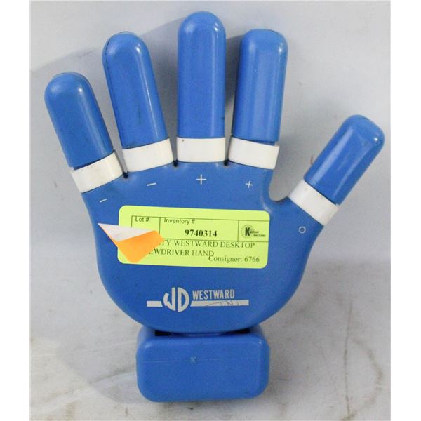 NOVELTY WESTWARD DESKTOP SCREWDRIVER HAND