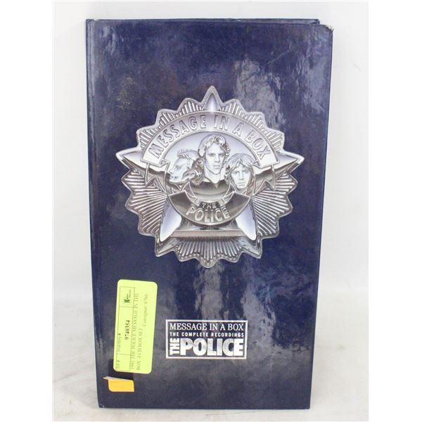 1993 THE POLICE MESSAGE IN THE BOX, 4 CD BOX SET