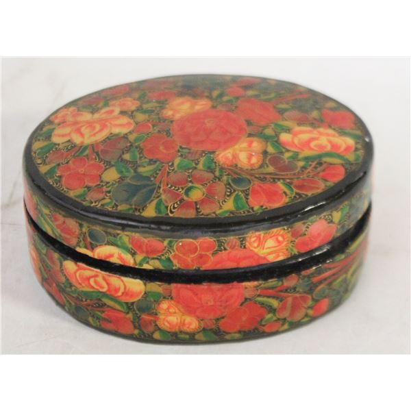 22K GOLD PAINT KASHMIRI JEWELRY BOX