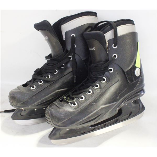 OXELO MENS SZ 9 ICE SKATES - USED