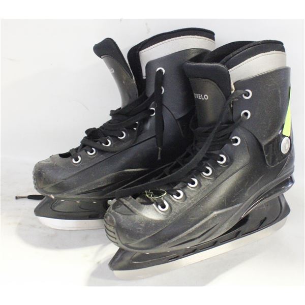 OXELO MENS SZ 9 ICE SKATES - USED