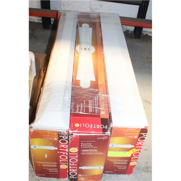 3 NEW PORTFILIO VANITY LIGHT FIXTURES