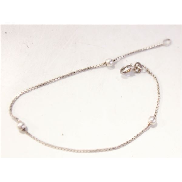 SILVER 925 ITALY BRACELET, 7.5 INCHES LONG