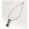 Image 1 : MULTI STRAND 16" ADJUSTABLE MULTI GLASS PENDANT