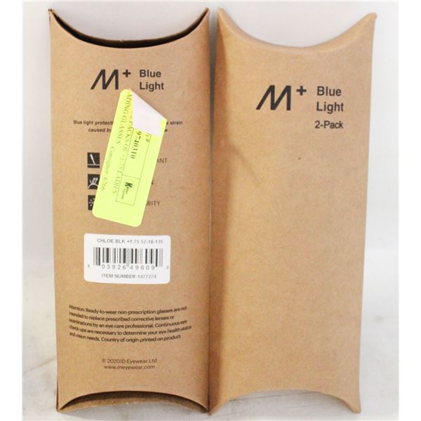 LOT OF 3 2 PACKS OF +1.75 LADIES READING GLASSES