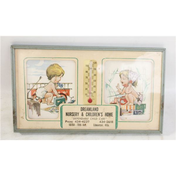 1950's EDMONTON NURSERY ADVERTISEMENT DISPLAY