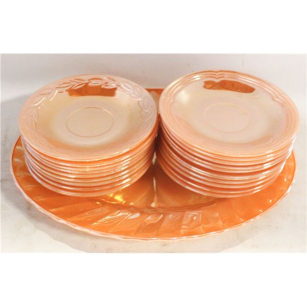 FIRE KING PLATES, PLATTER