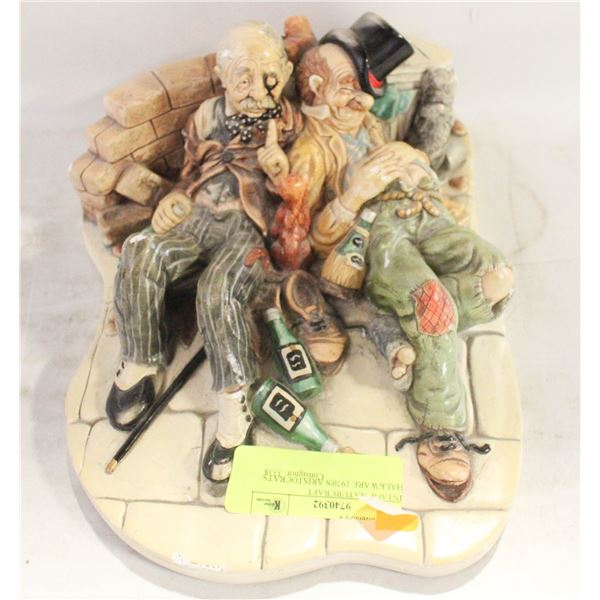 VINTAGE NATURCRAFT CHALKWARE 1970'S ARISTOCRATS