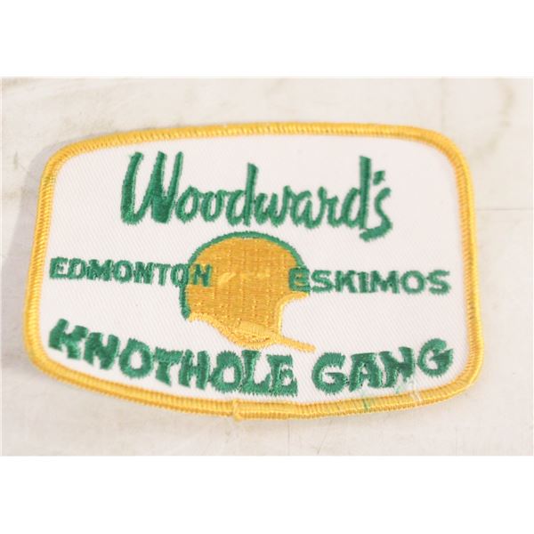 WOODWARD'S KNOTHOLE GANG EDMONTON ESKIMOS