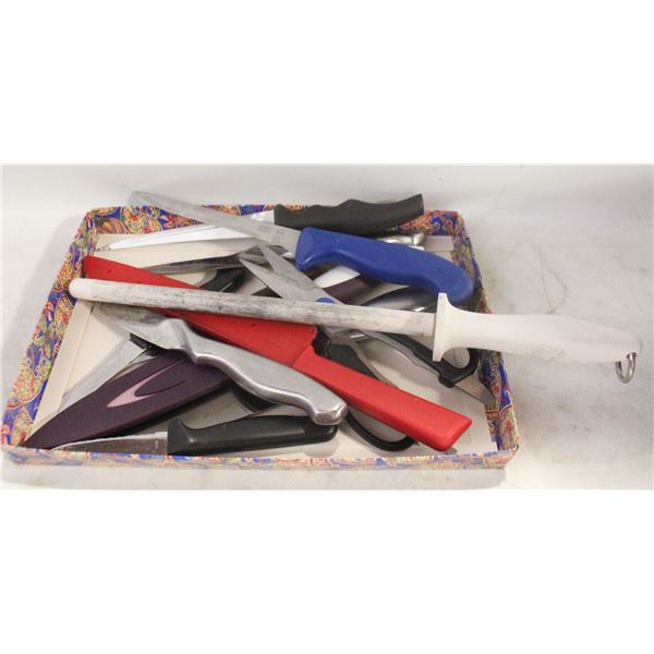 KNIVES , SCISSORS , SHARPENING STEEL SOME