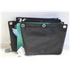 Image 1 : 7 NEW ZIP UP BINDER POUCHES