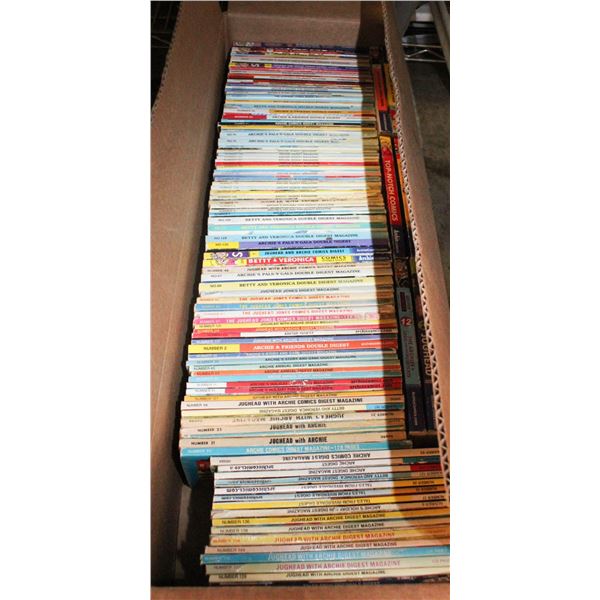LONG BOX OF ARCHIE COMICS