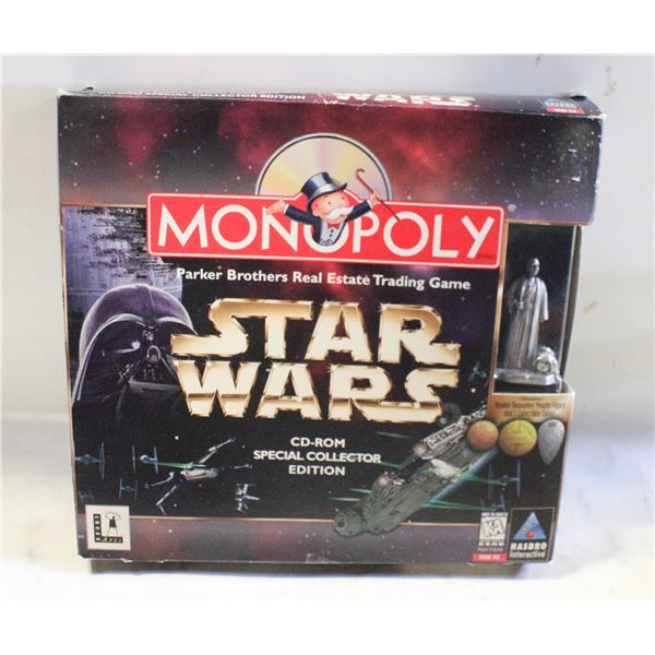 STAR WARS MONOPOLY CD ROM EDITION 1997 W/ANAKIN