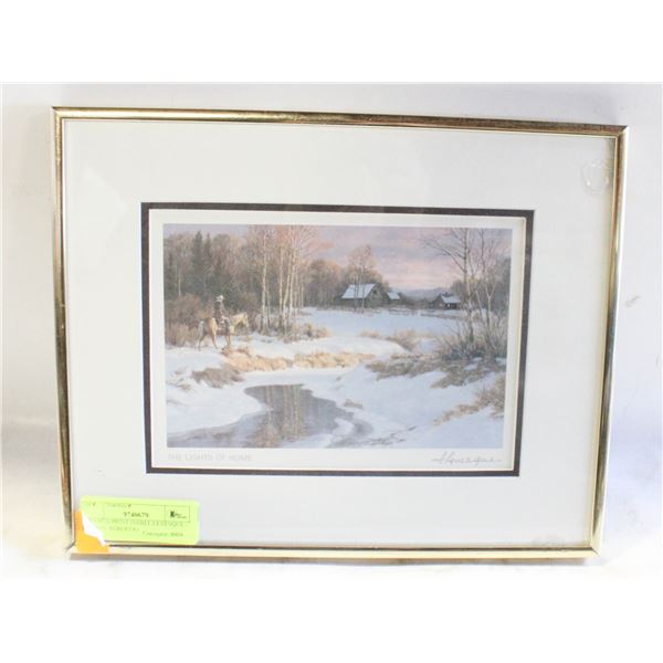FRAMED PRINT ISABEL LEVESQUE (RURAL ALBERTA)