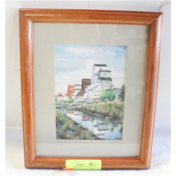 FRAMED PRINT DARLENE KONDUC  (RURAL ALBERTA)