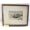 Image 1 : FRAMED PRINT ISABEL LEVESQUE  (RURAL ALBERTA)