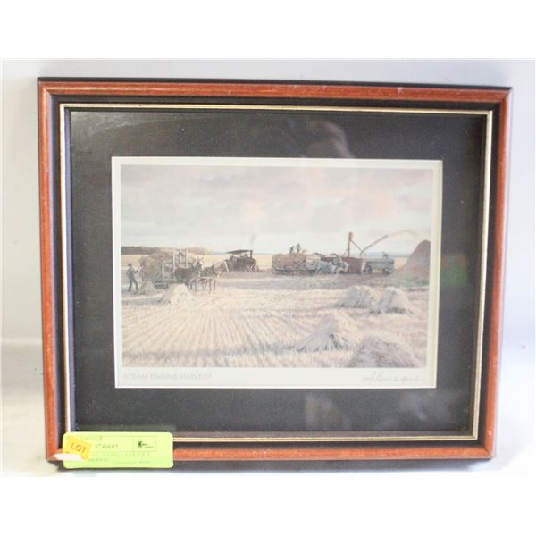 FRAMED PRINT ISABEL LEVESQUE  (RURAL ALBERTA)