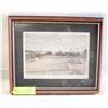 Image 1 : FRAMED PRINT ISABEL LEVESQUE  (RURAL ALBERTA)