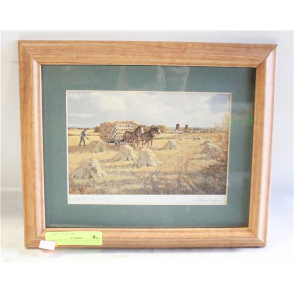 FRAMED PRINT ISABEL LEVESQUE (RURAL ALBERTA)