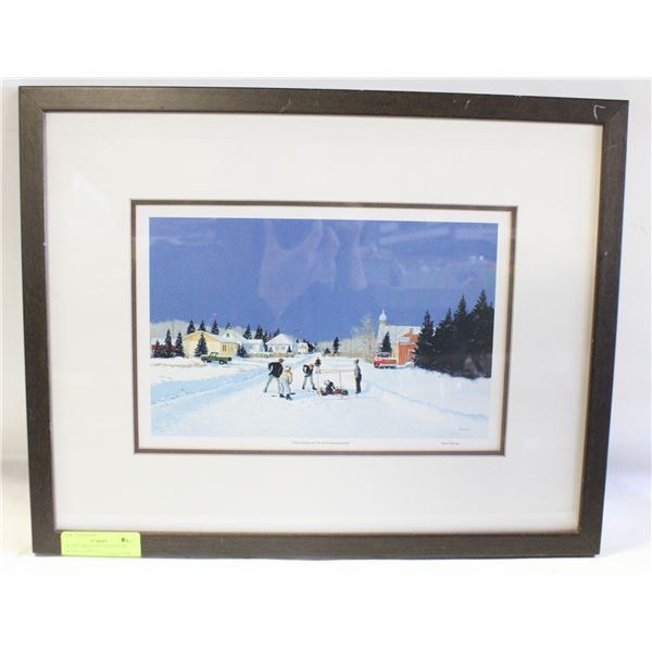 FRAMED PRINT PETER SHOSTAK (RURAL ALBERTA)