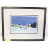 Image 1 : FRAMED PRINT PETER SHOSTAK (RURAL ALBERTA)
