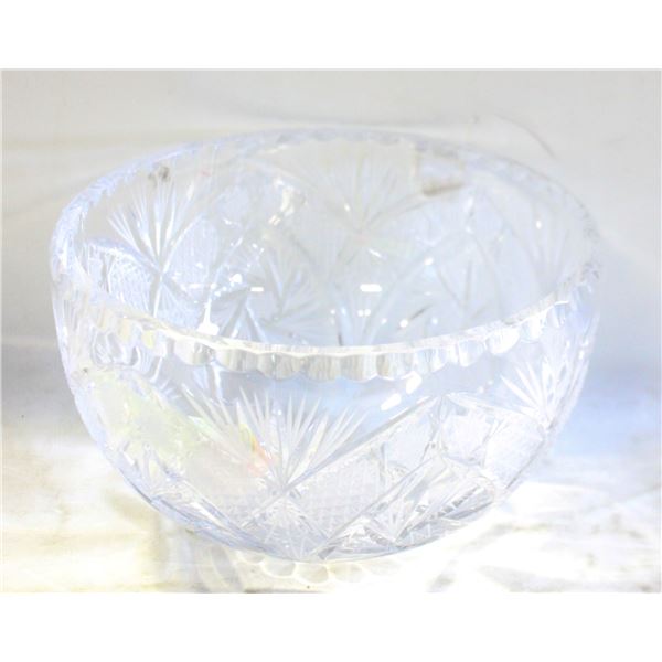 VINTAGE POLONIA HAND-CUT 24% LEAD CRYSTAL