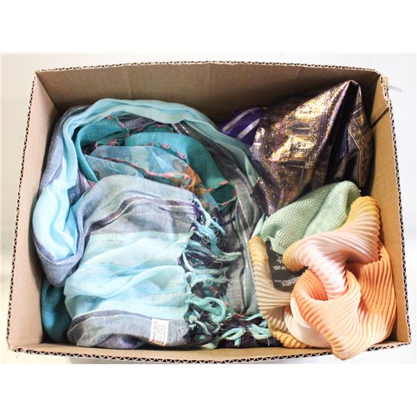 BOX OF 7 LADIES SCARFS