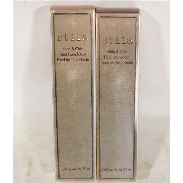 2 NEW STILA FLUID FOUNDATION