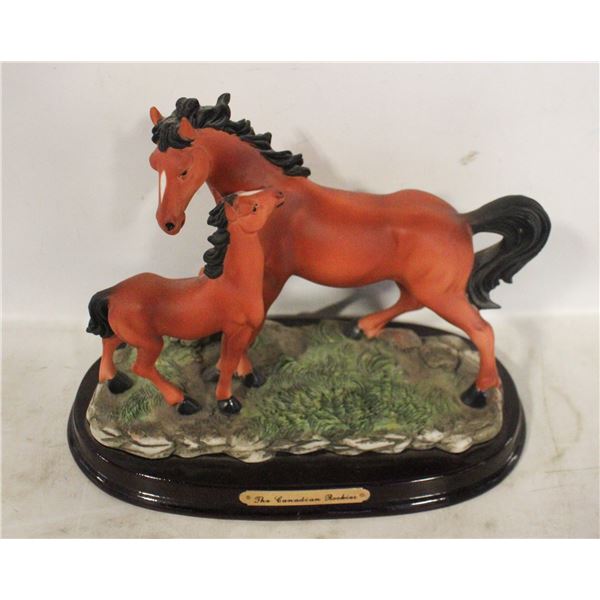 HORSE/FOAL FIGURE " THE CANADIAN ROCKIES"