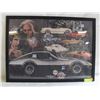 Image 1 : FRAMED CLASSIC CHEVROLET CORVETTE