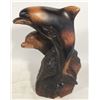 Image 1 : VINTAGE HAND CARVED DOUBLE DOLPHIN