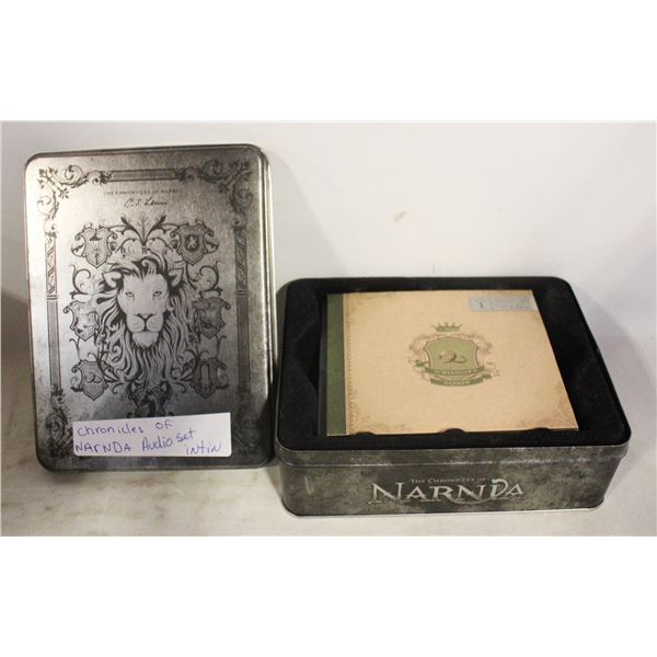 CHRONICLES OF NARNIA AUDIO SET IN TIN
