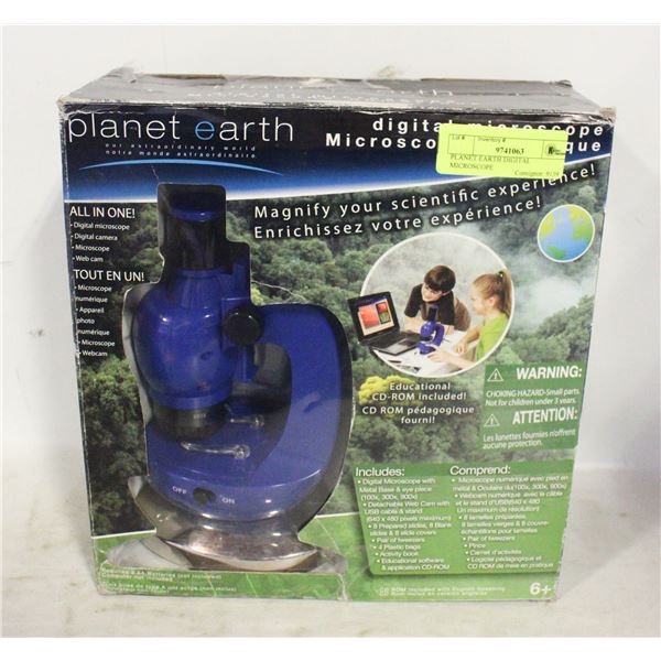 PLANET EARTH DIGITAL MICROSCOPE