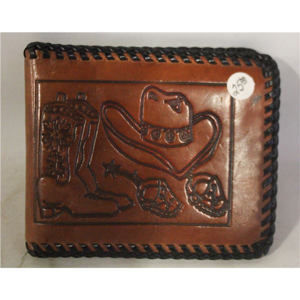 VINTAGE MEXICAN LEATHER WALLET