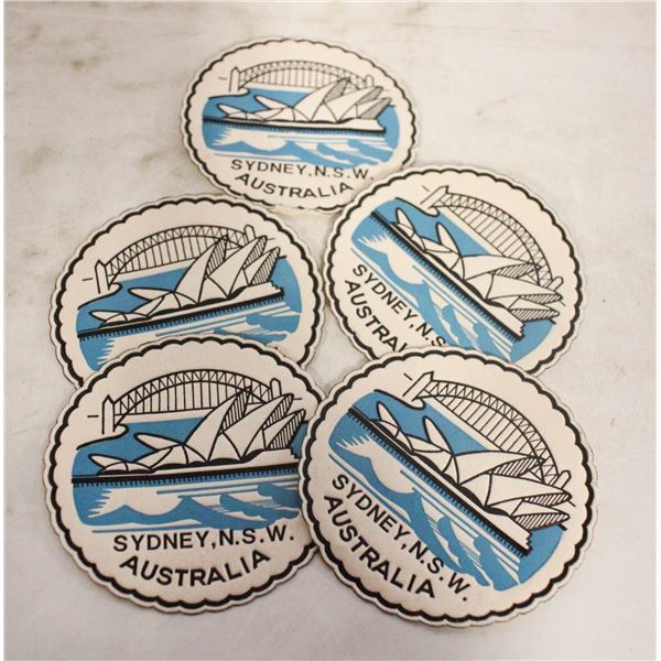 5 SYDNEY AUSTRALIA PATCHES