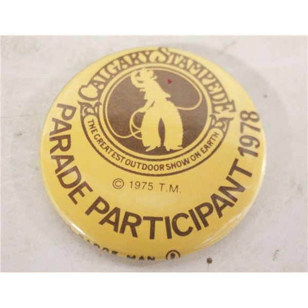 VINTAGE CALGARY STAMPEDE BUTTON