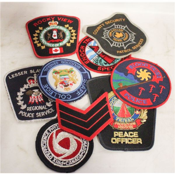 LOT OF 8 VINTAGE PATCHES