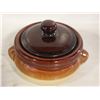 Image 1 : VINTAGE TWO TONE GLAZED SOUP BOWL