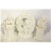 Image 1 : VINTAGE 3 PIECE CHERUB CANDLE HOLDERS