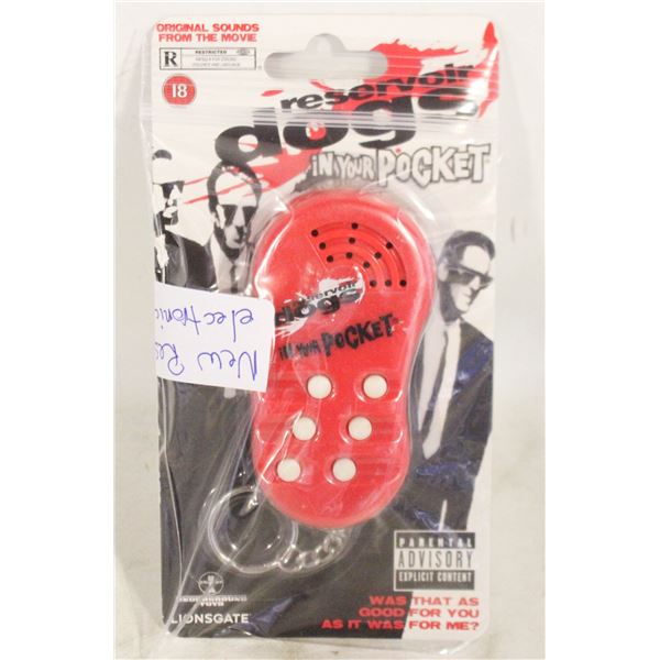 NEW RESERVOIR DOGS ELECTRONIC KEY CHAIN