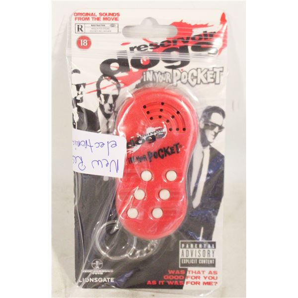 NEW RESERVOIR DOGS ELECTRONIC KEY CHAIN